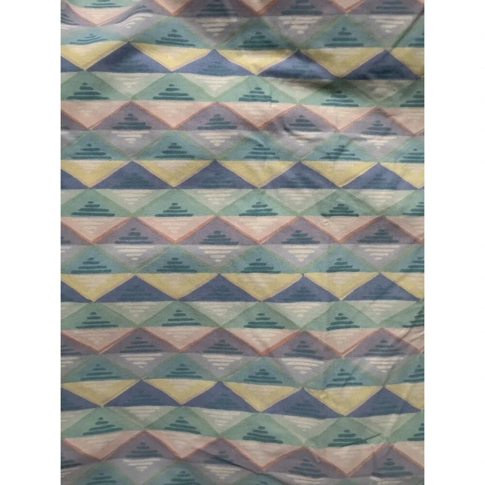 Collier Campbell Vintage Lapis Lagoon Twin Fitted Sheet Southwestern Fabric Only